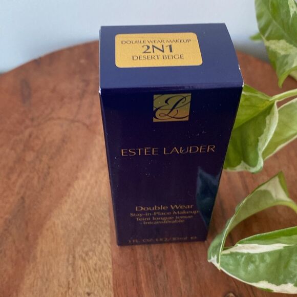 New Unopened Estee Lauder Double Wear Makeup 2N1 Desert Beige 1 FL. OZ. / 30 ml - Picture 3 of 9